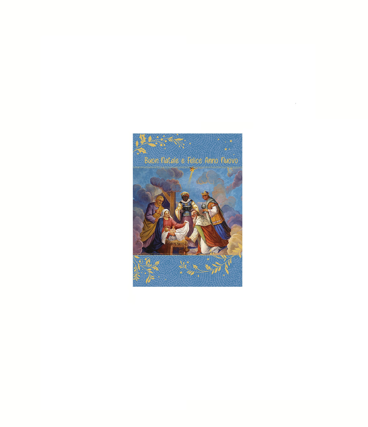 BIGLIETTO DI NATALE PRESEPE