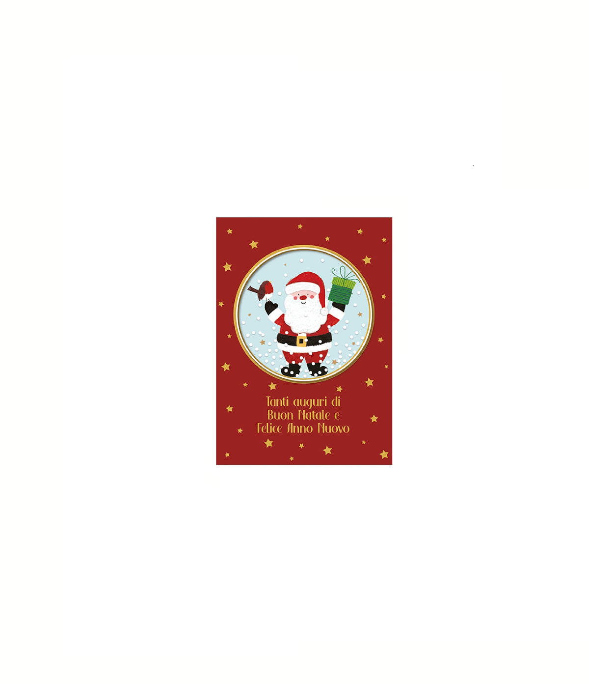 BIGLIETTO DI NATALE NEVE