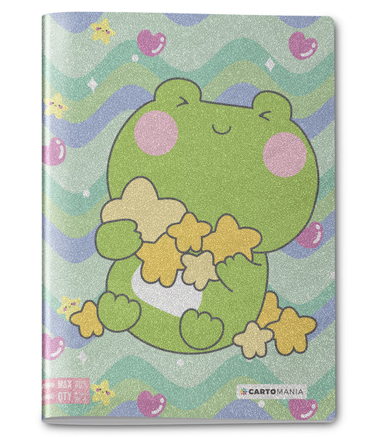 QUADERNO MAXI GLITTERATO RANA