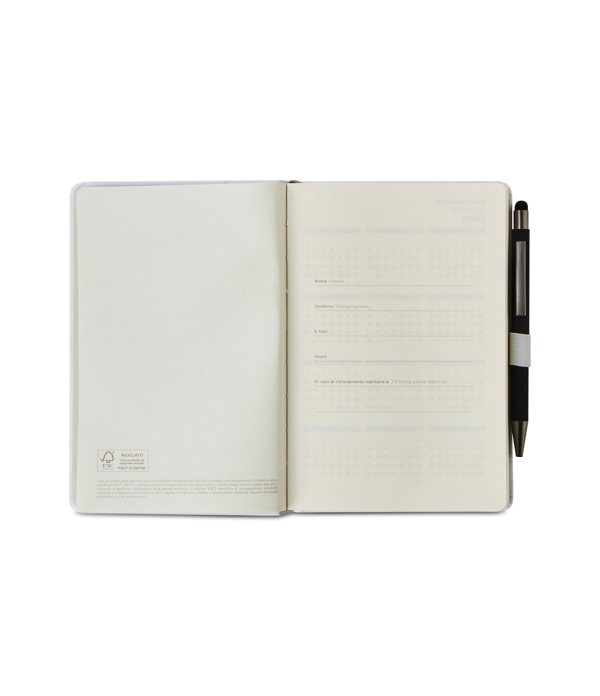 SHINE IT UP AGENDA GIORNALIERA L 12 MESI