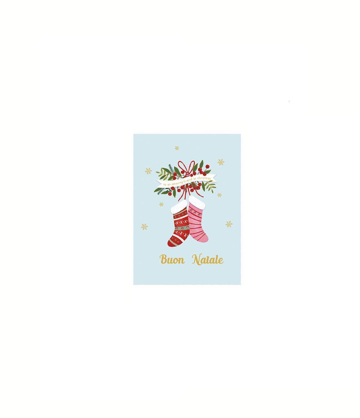 BIGLIETTO DI NATALE CLASSIC