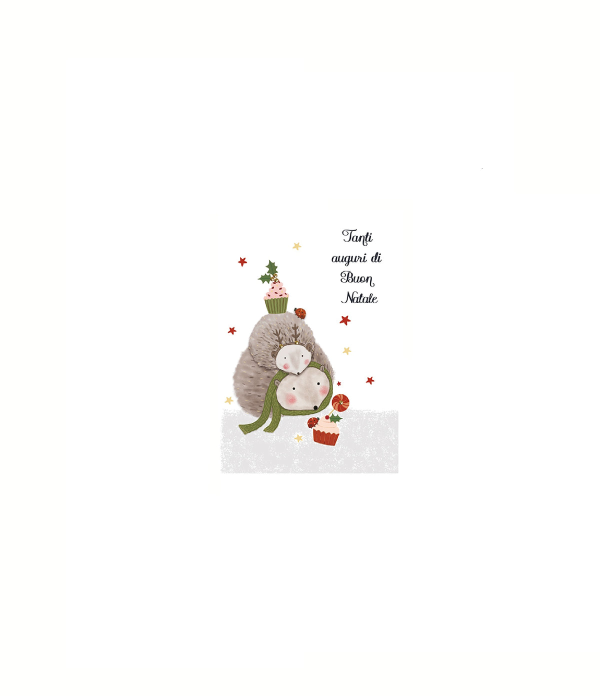 BIGLIETTO DI NATALE CARTOON