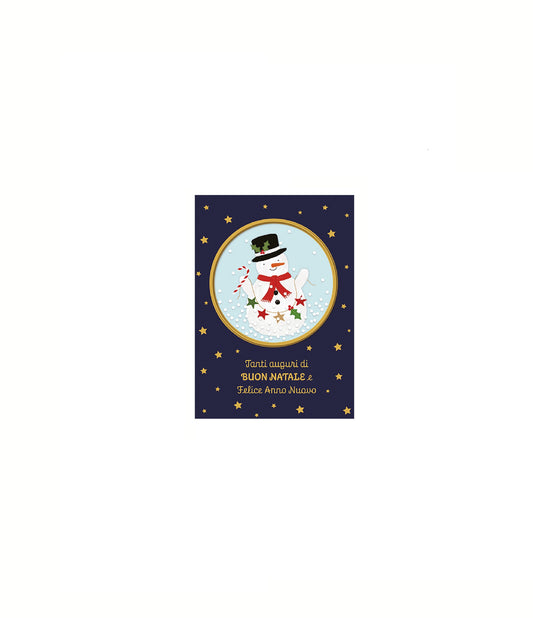 BIGLIETTO DI NATALE NEVE