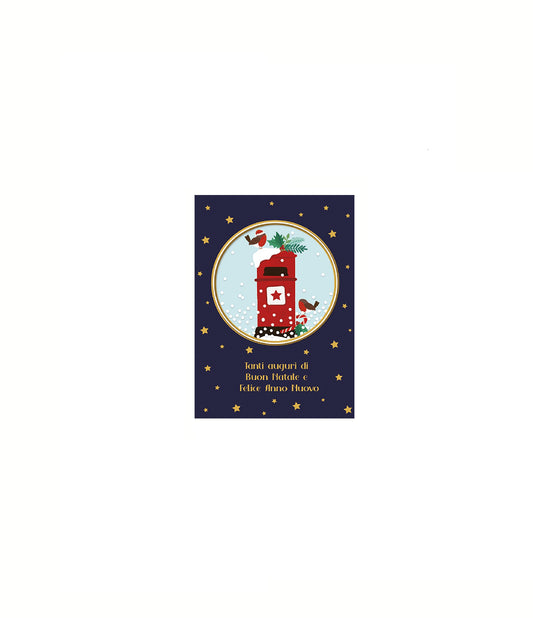 BIGLIETTO DI NATALE NEVE
