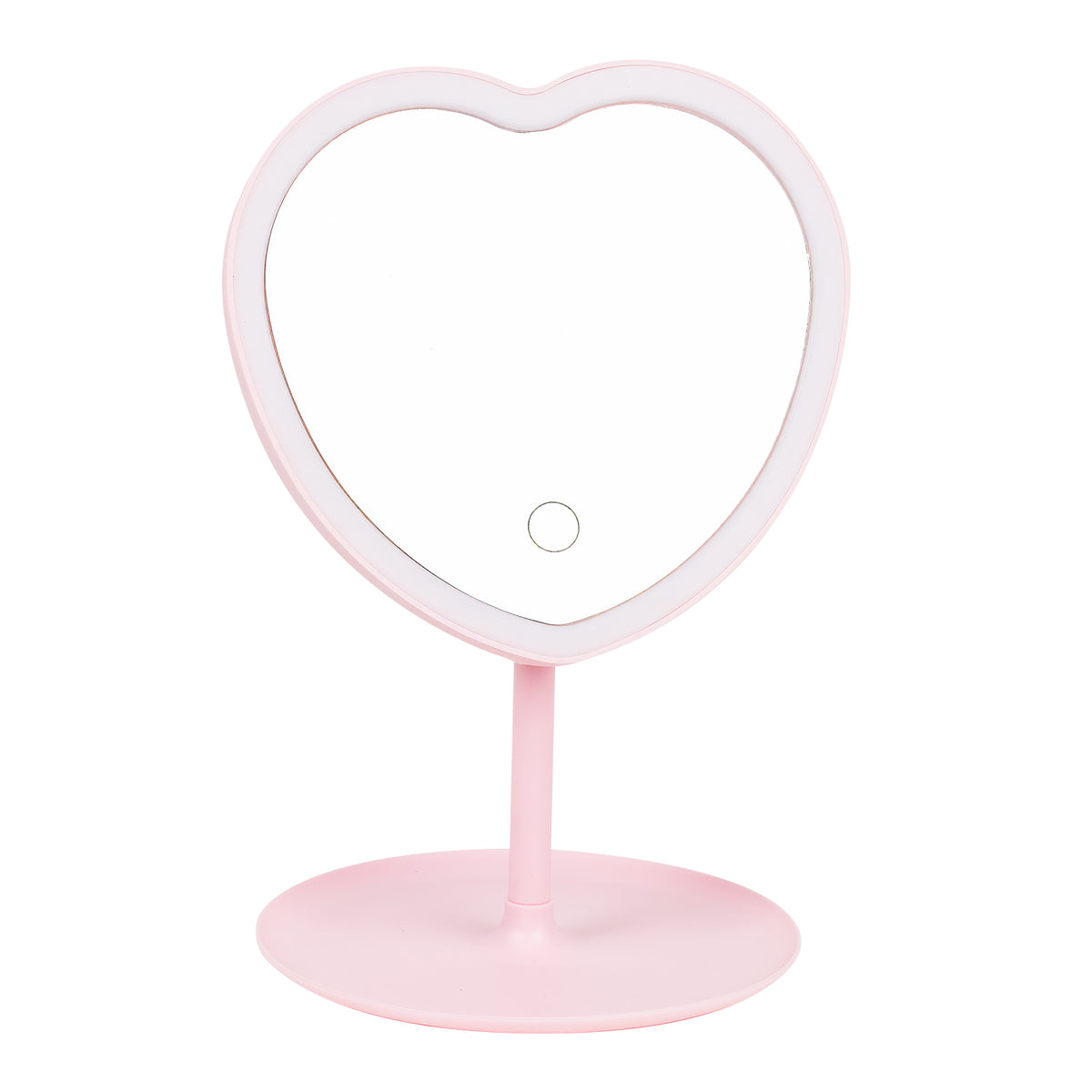 SPECCHIO CUORE CON LED