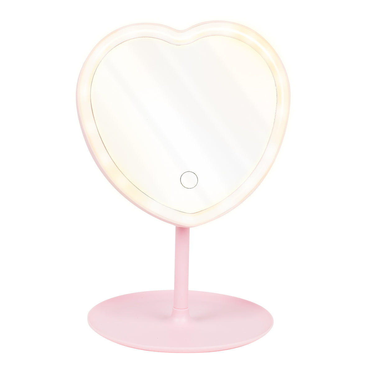SPECCHIO CUORE CON LED